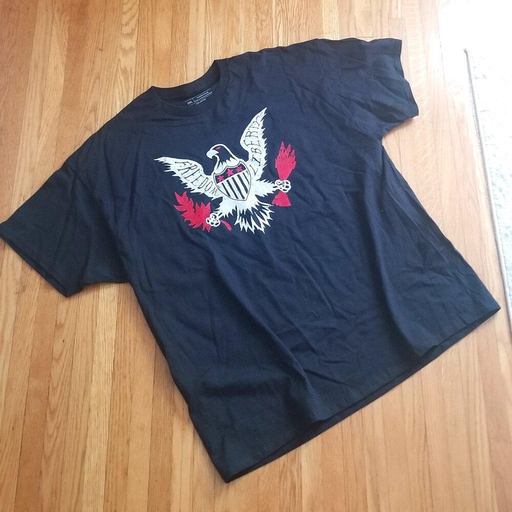 NWOT Melmarc Men's Americana Free Eagle Short Sleeve Graphic Tee | Sz. 2…